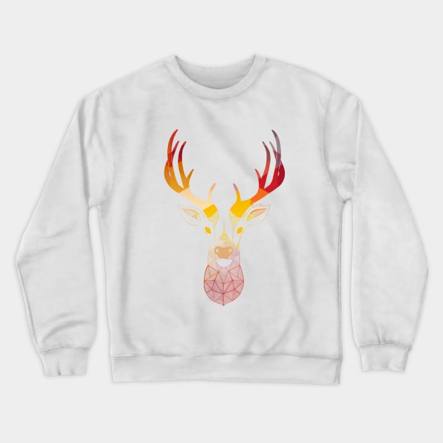 ZOO ET BE - MYSTICAL DEAR COLORED Crewneck Sweatshirt by Art_et_Be